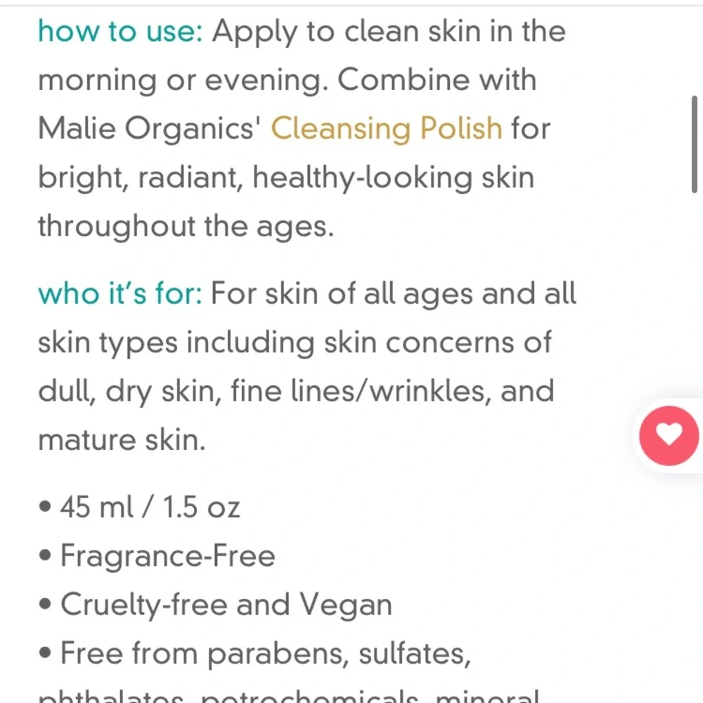 ‼️NIB‼️Malie Organics Botanybeauty Firming Cream - Picture 5 of 10